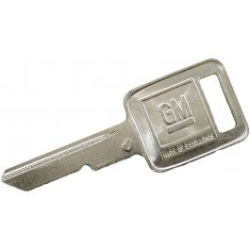 GM Key blank, Square ore Oval 1968-1982